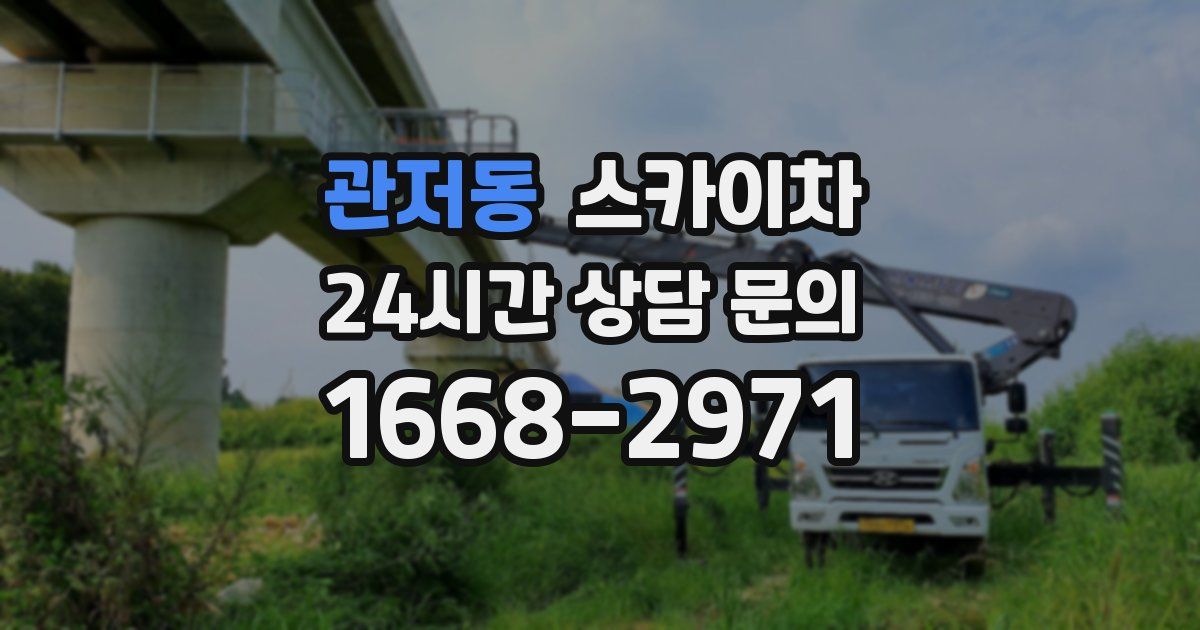 관저동 스카이차