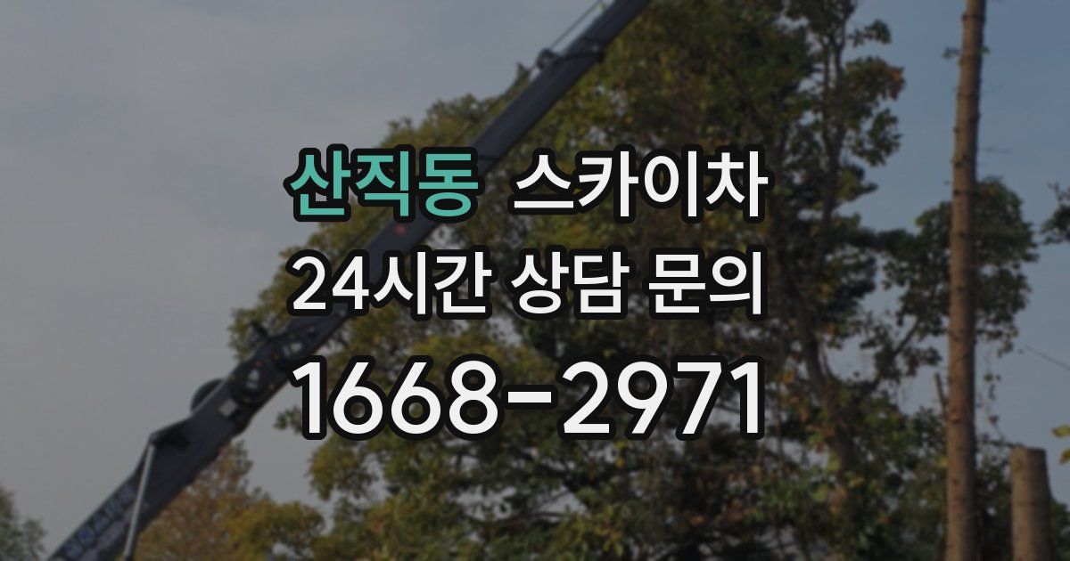 산직동 스카이차