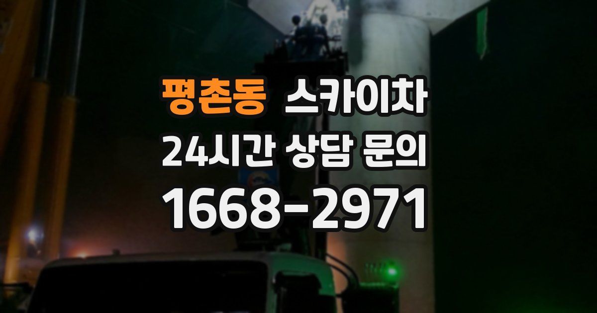 평촌동 스카이차