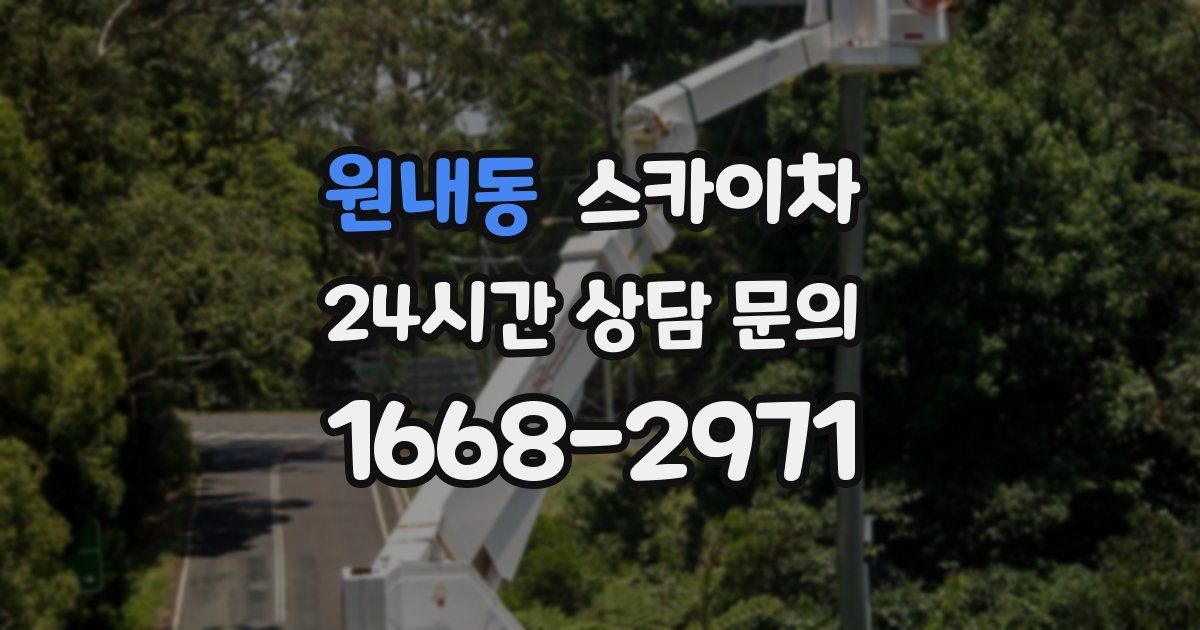 원내동 스카이차