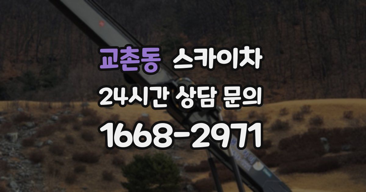 교촌동 스카이차