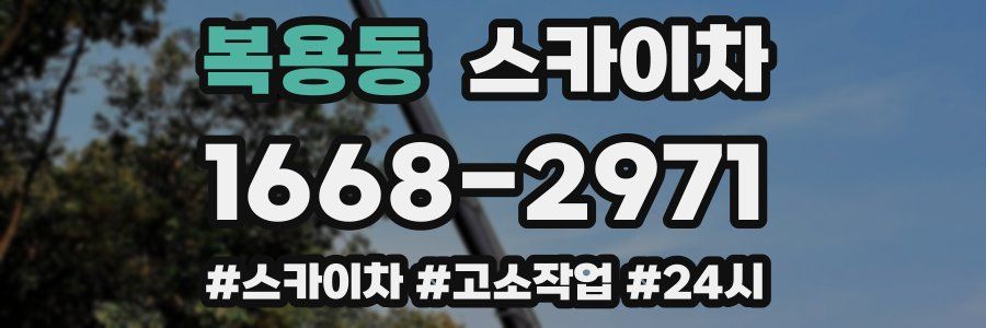 복용동 스카이차