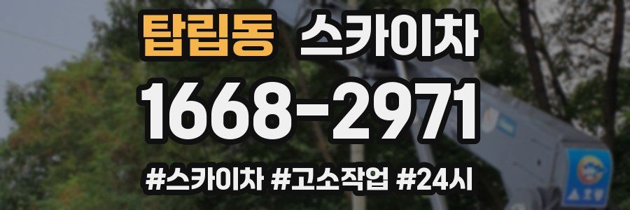 탑립동 스카이차