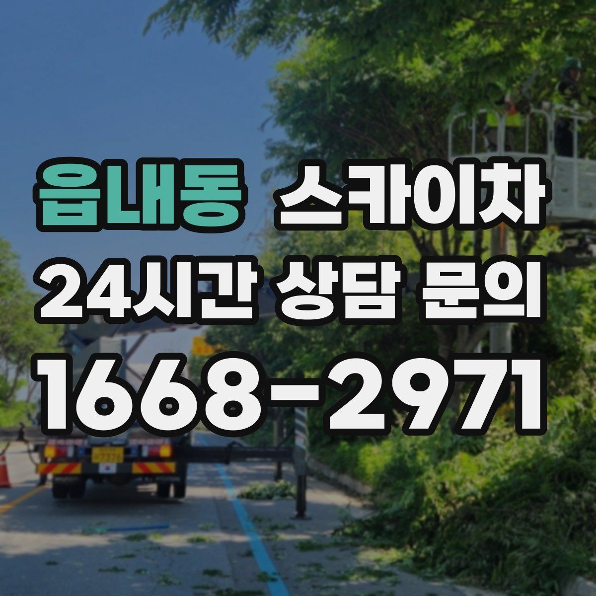 읍내동 스카이차 현장 조건에 따라 장비가 달라지는 이유