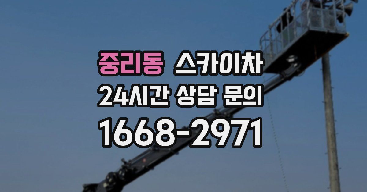 중리동 스카이차