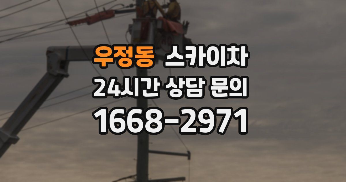 우정동 스카이차