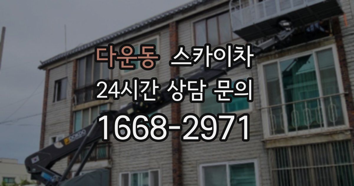 다운동 스카이차