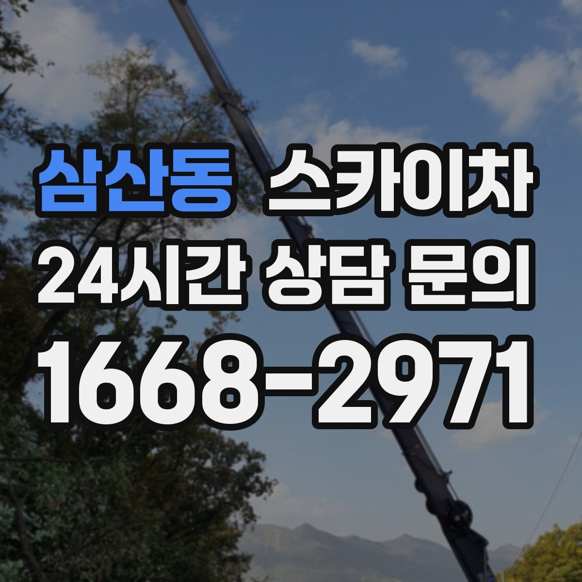 삼산동 스카이차