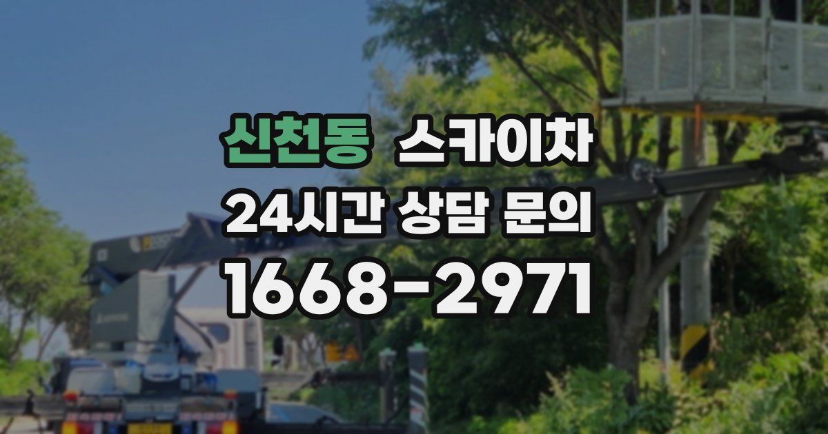 신천동 스카이차