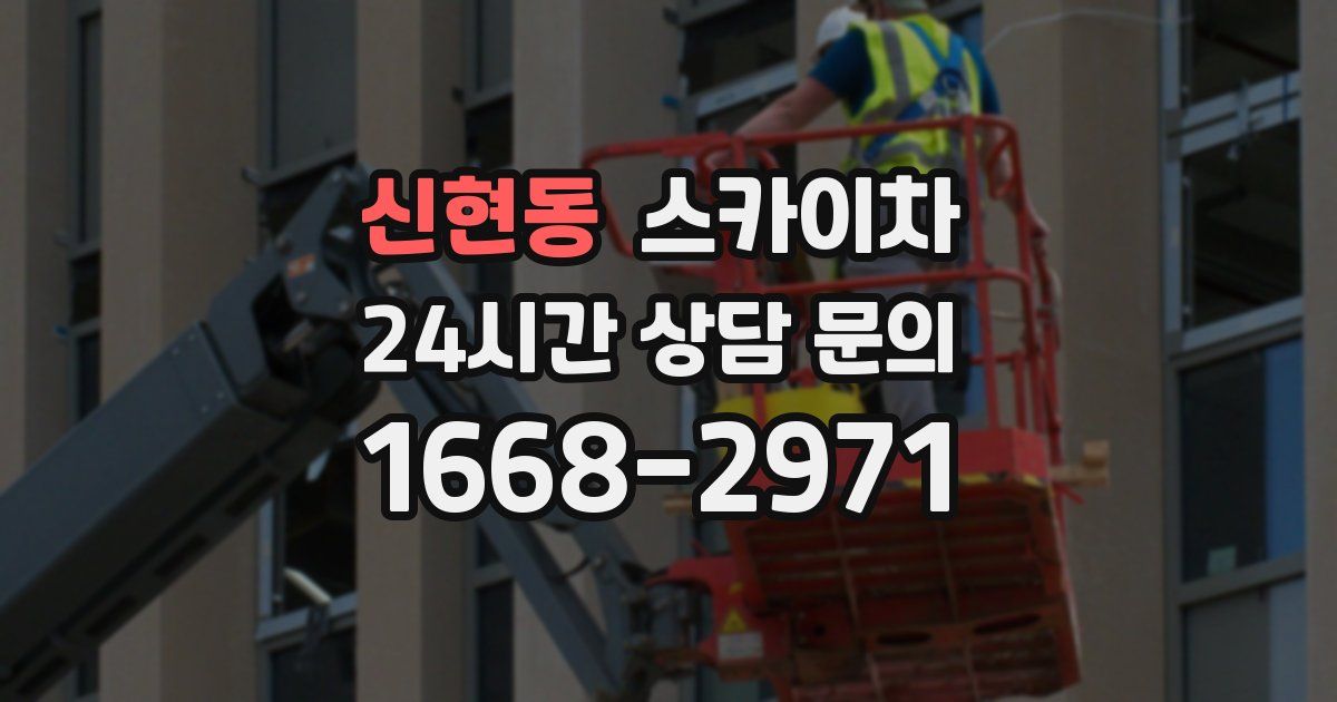 신현동 스카이차