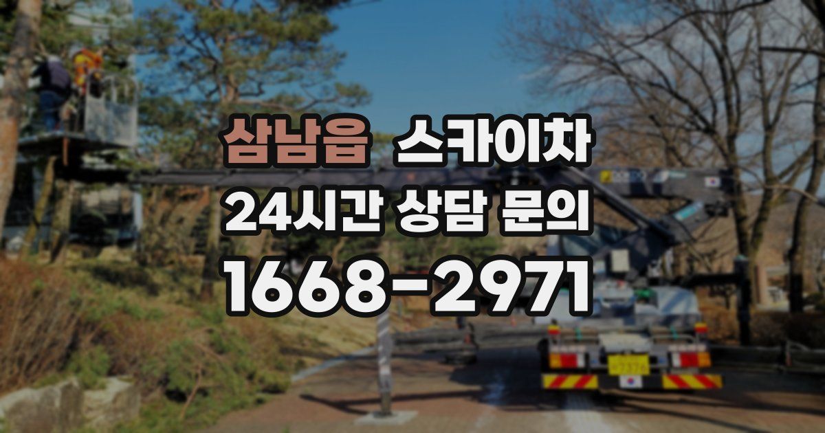 삼남읍 스카이차