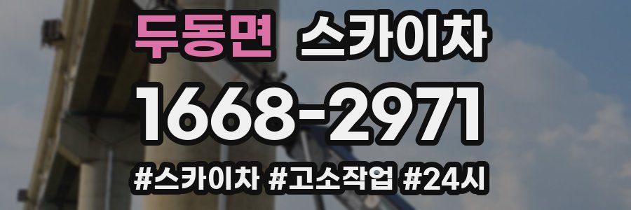 두동면 스카이차