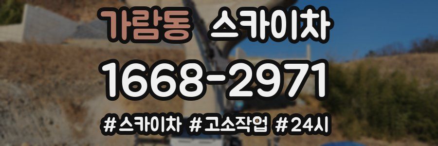 가람동 스카이차