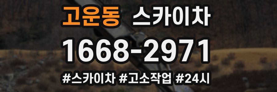 고운동 스카이차