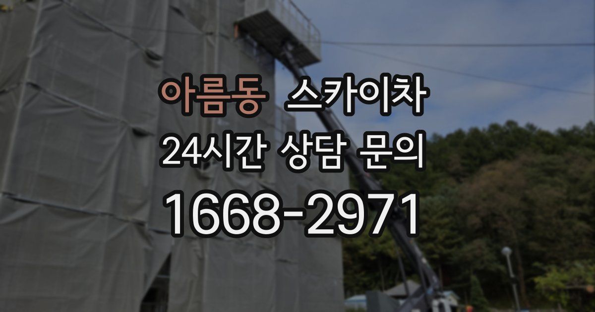 아름동 스카이차