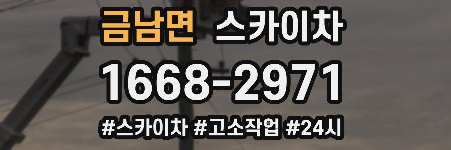 금남면 스카이차