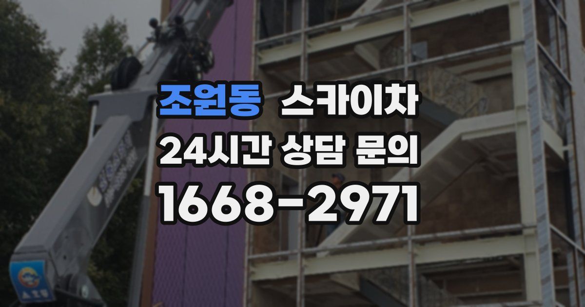 조원동 스카이차