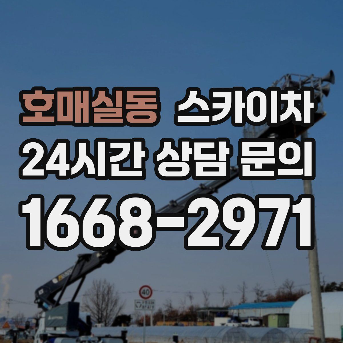 호매실동 스카이차