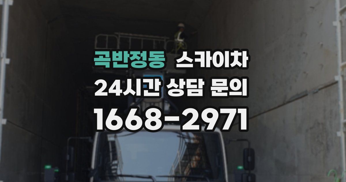 곡반정동 스카이차
