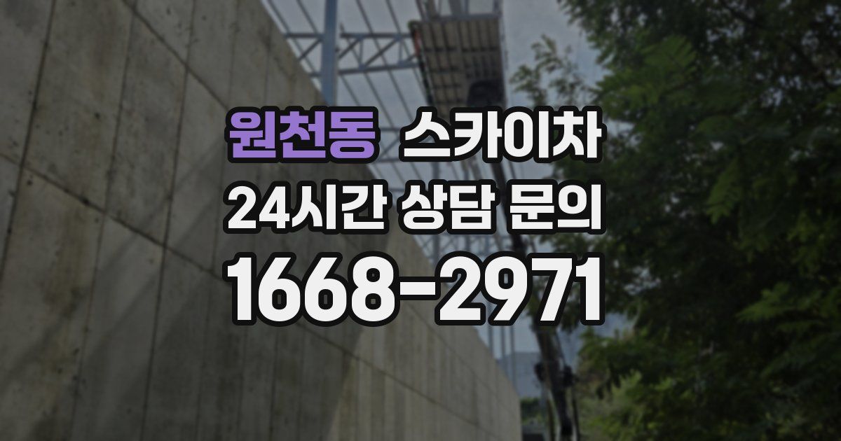 원천동 스카이차