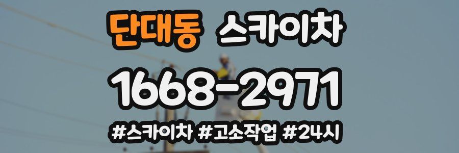 단대동 스카이차