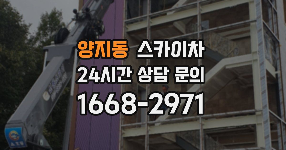 양지동 스카이차