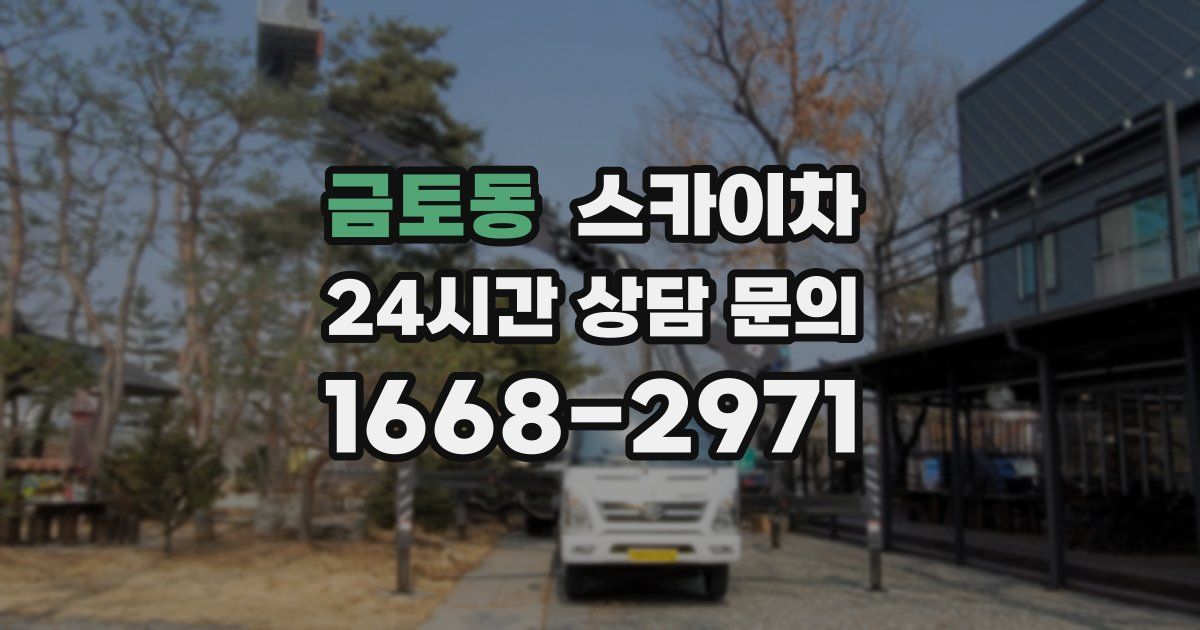 금토동 스카이차