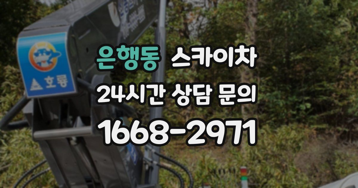 은행동 스카이차