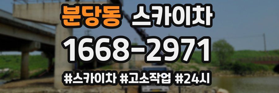 분당동 스카이차