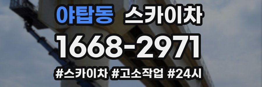 야탑동 스카이차