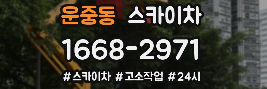 운중동 스카이차