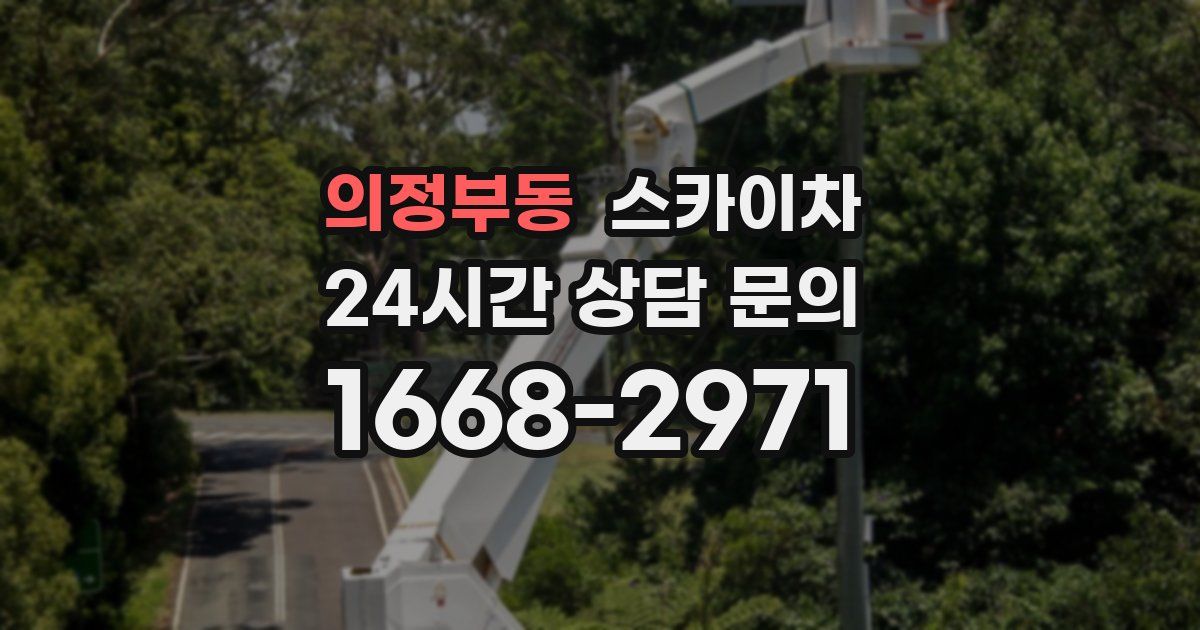 의정부동 스카이차