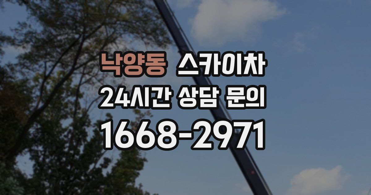 낙양동 스카이차