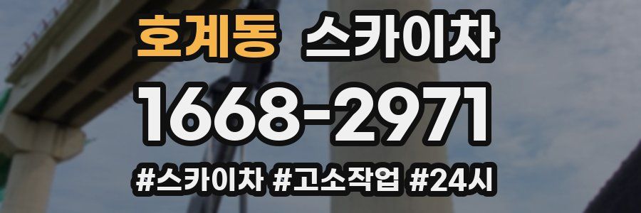 호계동 스카이차