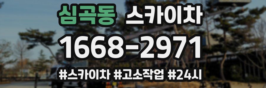 심곡동 스카이차