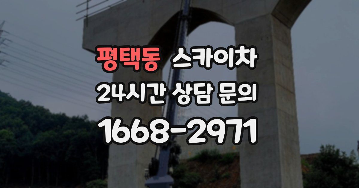 평택동 스카이차