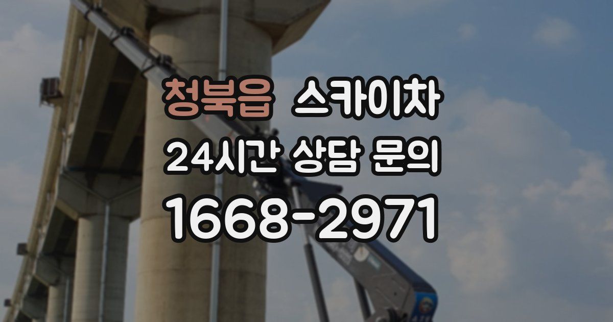 청북읍 스카이차