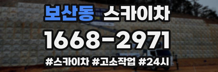 보산동 스카이차
