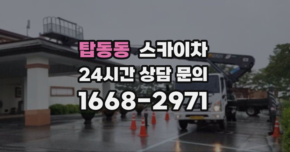 탑동동 스카이차