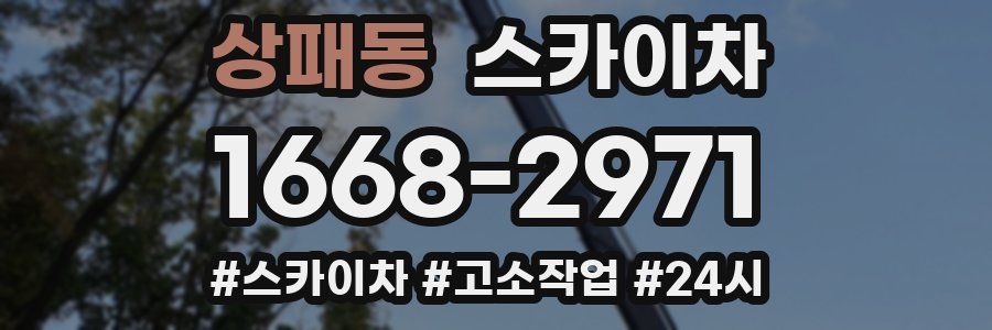 상패동 스카이차