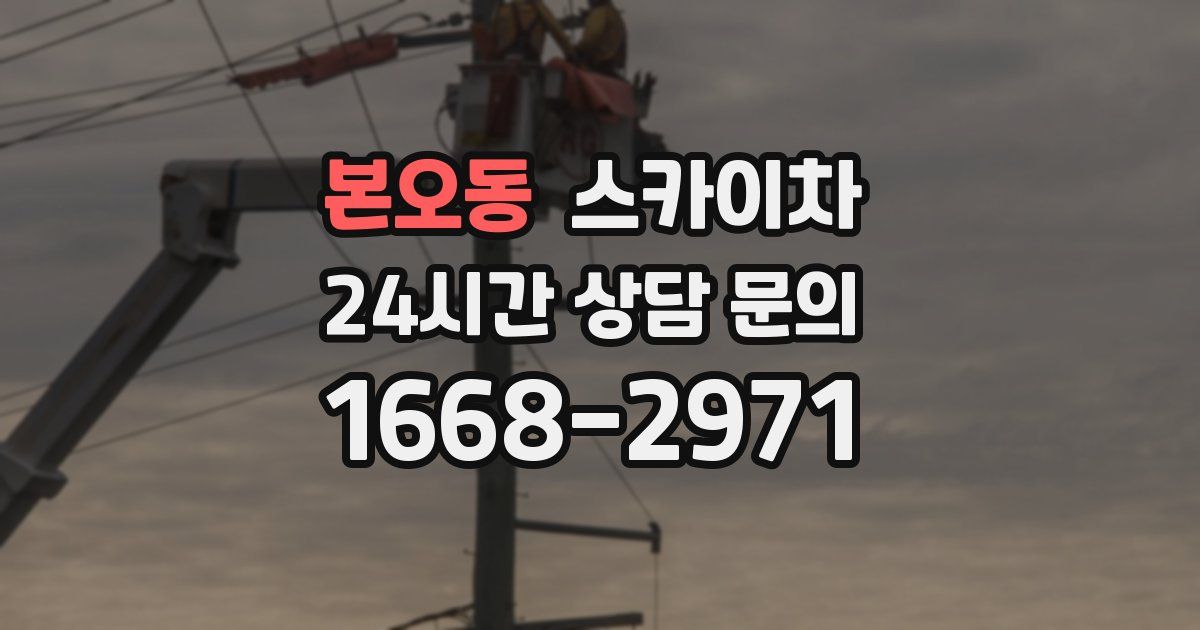 본오동 스카이차