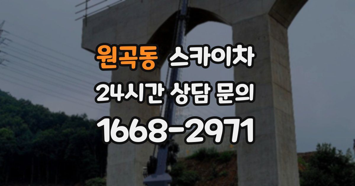 원곡동 스카이차