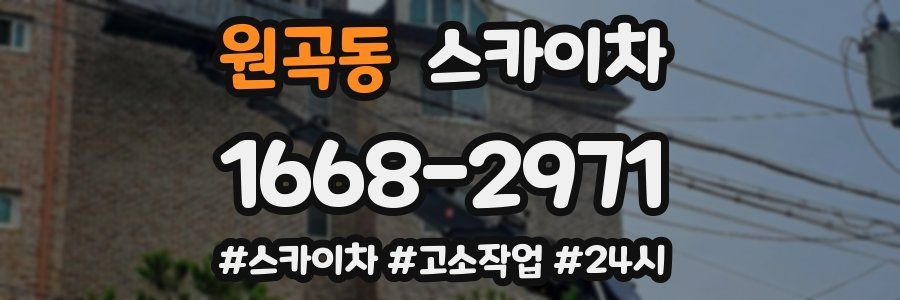 원곡동 스카이차