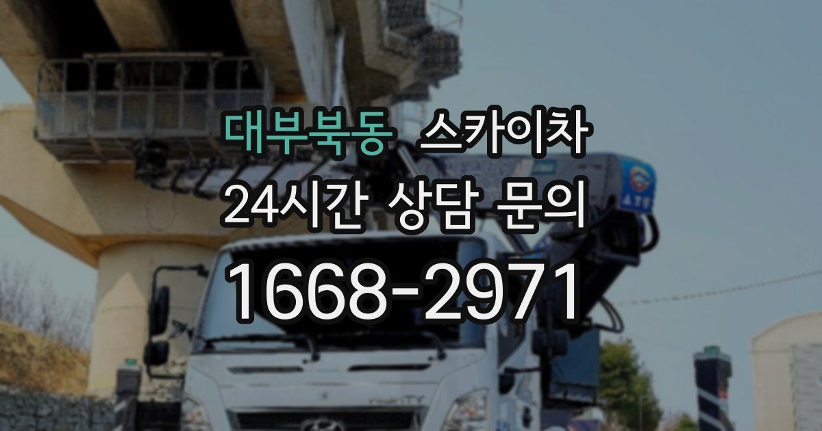 대부북동 스카이차
