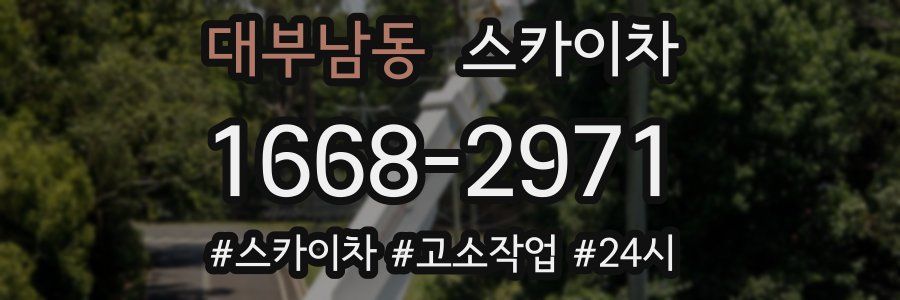 대부남동 스카이차