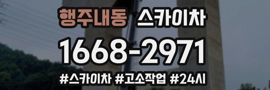 행주내동 스카이차