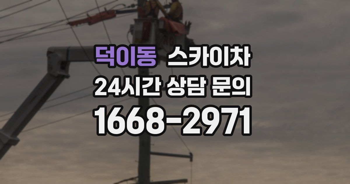 덕이동 스카이차