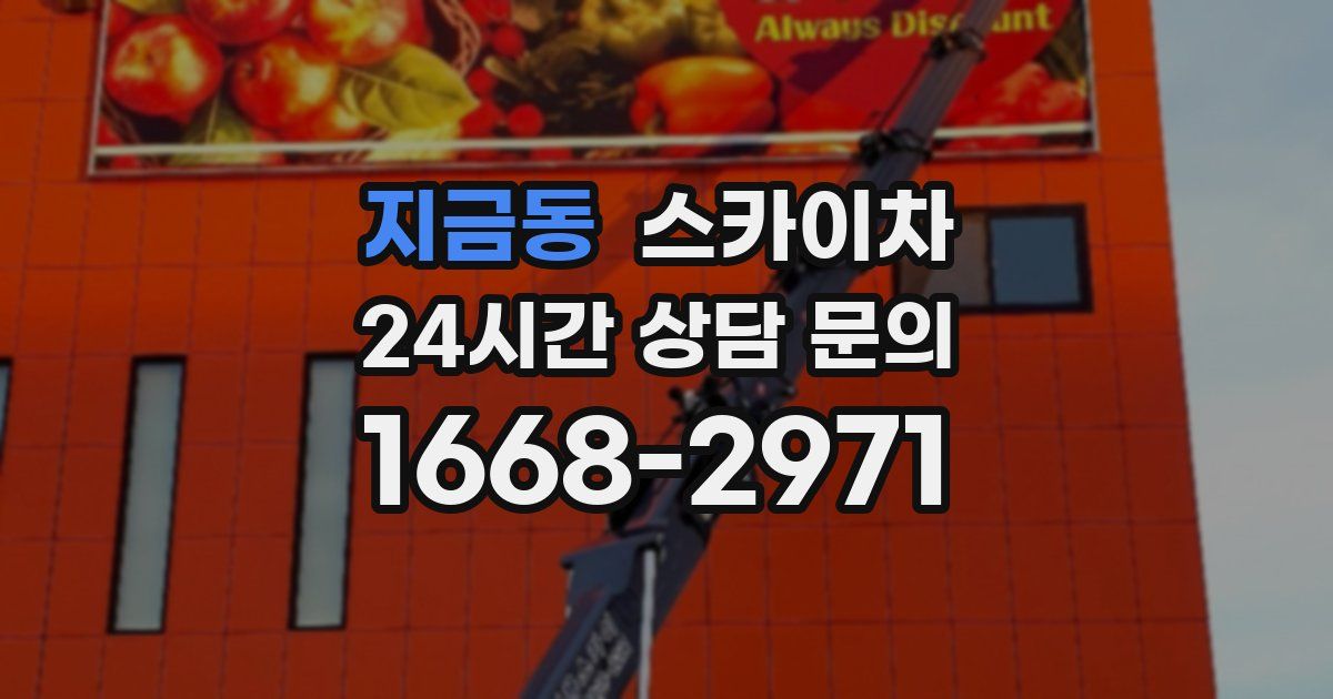 지금동 스카이차