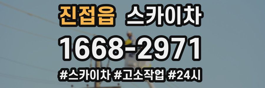 진접읍 스카이차
