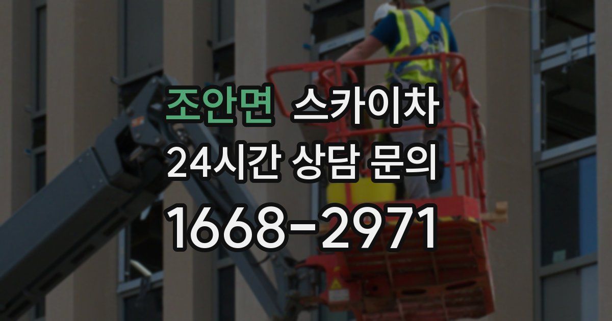조안면 스카이차